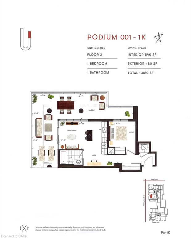Unit 303 - 5 Wellington Street S, Kitchener 2