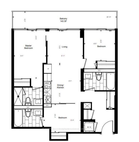 Unit 2003 - 70 Princess Street, Toronto 2